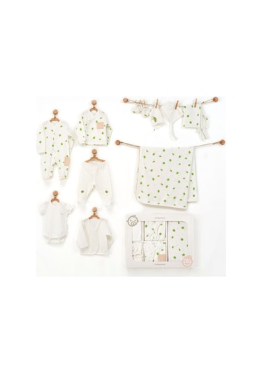 Andywawa Newborn 10'Lu Bebek Hastane Çıkış Seti - Ac22781R Ekru