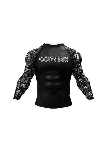 Prosperlink Cody Lundin Sıkı Uzun Kollu Mma Bjj Savaş Tişörtü - Grappling Eğitimi İçin Spor Kıyafetierkek Turuncu