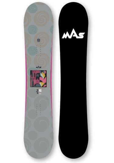 Mas Snowboard Karamel 25 Çok Renkli