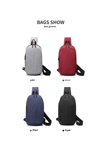 Kungfu Panda Moda Erkek Crossbody Çanta, Sırt Çantası, Gündelik Açık Hava Sporları Bel Çantası, Çok Amaçlı Omuz Çantası Çok Renkli