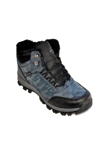 Erkek Su Ve Soğuk Geçirmez Kar Kürklü Fermuarlı Kışlık Bot