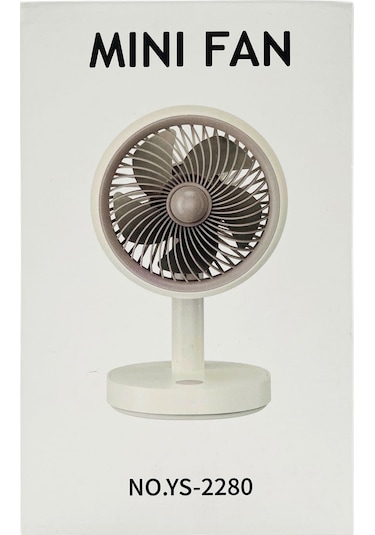 Glr Tech Ys-2280 Ev-ofis-okul Stand Tipi Mini Fan - Mor