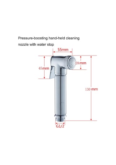 Sones Çok İşlevli Kadın Çamaşır Makineleri Su Durdurmalı Kadın Yıkama Nozulu, Stil: Siyah Antika Çok Renkli