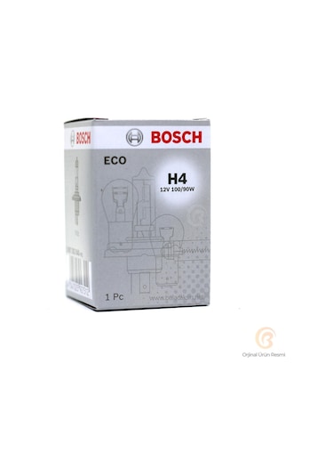 Bosch  Ampul H4 12V 100W P43T Tırnaklı 1987302840 2 Adet