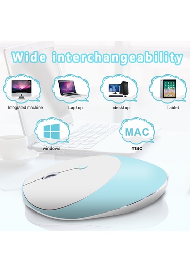 Mufunye Hxsj T36 Kablosuz Sessiz Fare - 3 Modlu Bt5.0/2.4g/kablo , 1600dpı, Şarj Edilebilir, Ergonomik Tasarım 001