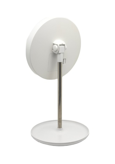 Dokunmatik Masa Üstü Şık Tasarım Işıklı Led Makyaj Aynası Beyaz