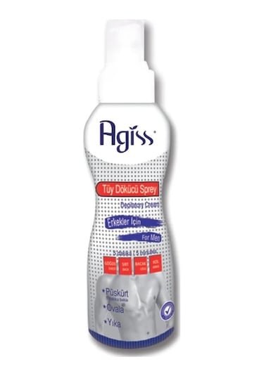Agiss Erkekler İçin Tüy Dökücü Sprey 175 ML