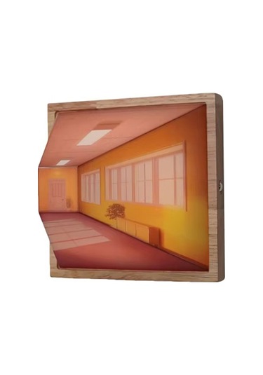 3d Stereoskopik Görsel Duvar Lambası Başucu Dekoratif Lambaları B Diğer