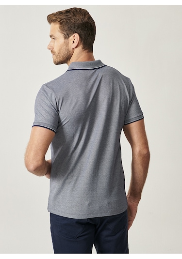 AC&Co / Altınyıldız Classics 4A4820200047LAC3XL Düğmeli Polo Yaka Cepsiz Slim Fit Erkek Tişört Lacivert AC&Co / Altınyıldız Classics 4A4820200047LAC3XL Düğmeli Polo Yaka Cepsiz Slim Fit Erkek Tişört Lacivert
