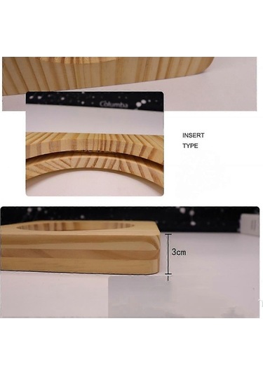 Opulentliving Kalp Şekilli Led Gece Işığı - Ahşap Anahtar Düşük Enerji - Çok Renkli Hediye Çok Renkli