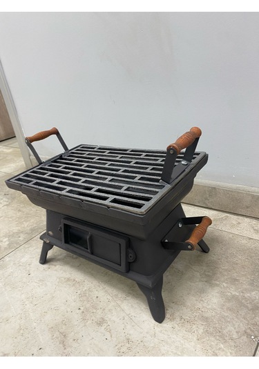 Fs-405 Ahşap Saplı Döküm Mangal