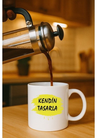 Kendin Tasarla Bardak - Kişiye Özel Bardak Satıya Sor 2 Düz Beyaz Kupa