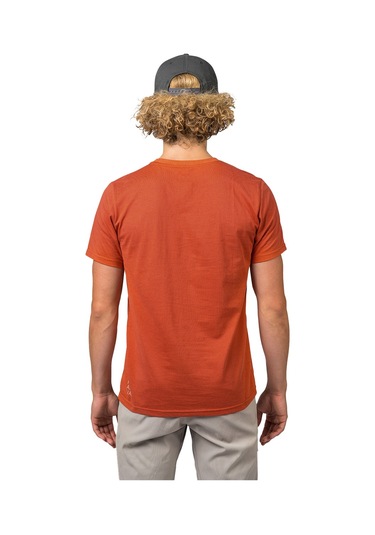 Hannah Ravi Baskılı Erkek T-shirt 10029120hhx.01 M-orange Turuncu
