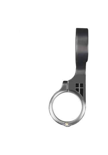 Ximistore9 Bisiklet Bilgisayar Ve Fari İçin Optimal Görünüm Sağlayan Çok Fonksiyonlu Uzantı Tutucu Pc/tpu, Siyah Siyah