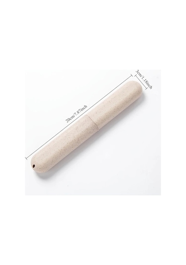 Hightower Seyahat Diş Fırçası Kılıfı - Dayanıklı Plastik, Kompakt Mavi, Taşınabilir Diş Fırçası Saklama Mavi