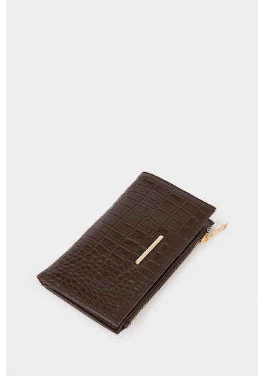 Defacto Kadın Suni Deri Cüzdan F6647axnsbn66 Kahve