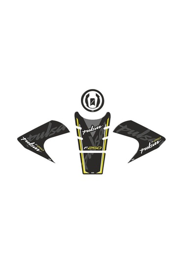 Bajaj Pulsar F250 2022 - 2024 Uyumlu Tank Pad Set 005 Çok Renkli