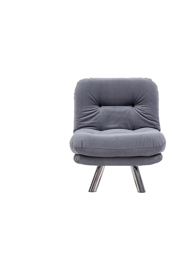 Pafu Hippo Yataklı Tekli Koltuk - Gri Gri