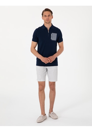 Pierre Cardin Erkek Lacivert Tişört 50307929-vr033 Lacivert