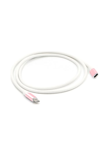 Symbee Alüminyum Gümüş Tip-c Ertension Kablosu 1m - Usb 3.1 Veri Ve Şarj, Çift Yönlü, Macbook/switch Uyumlu