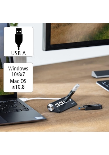 Usb Hub, 4 Ports, Usb 2.0, 480 Mbit/s, Siyah
