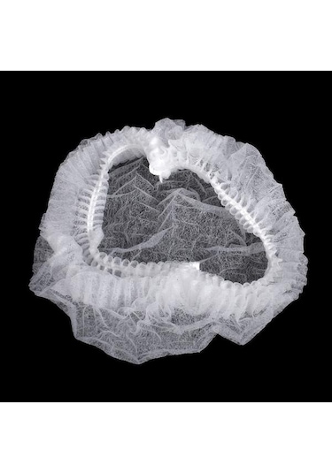 Suntek Spa Salonu Ev Için 100 Adet Tek Kullanımlık Beyaz Duş Beyaz