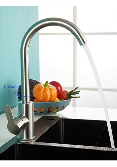 Fleko Inox 360 Derece Dönebilen Eviye Bataryası - Mutfak Bataryası Inox