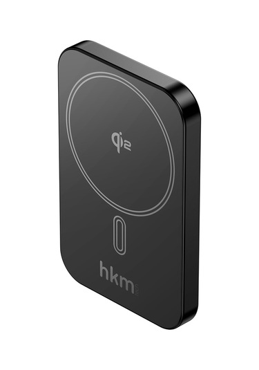 Mag Q-Elite Wireless 5.000 Mah 20W Qi2 Magsafe Uyumlu Manyetik Kablosuz Ince Powerbank Siyah