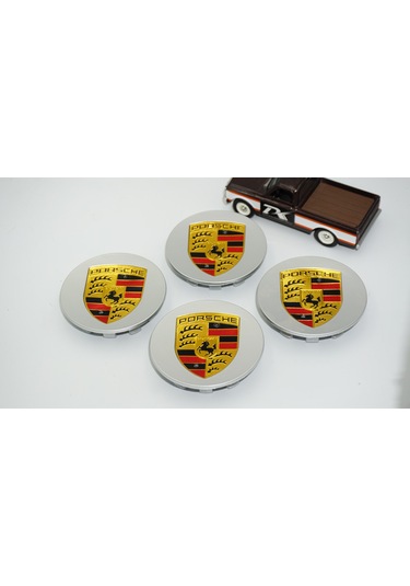 Dk Tuning Porsche Gri Jant Göbeği Kapak Seti 76mm