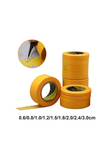 Dashanshop 4 Adet İnce Şerit Boyacı Bandı Hassas Dıy Model Maket Malzemesi