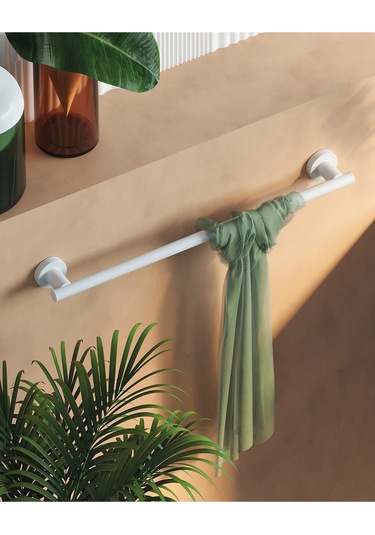 Tecno White Havluluk, Uzun, 51 Cm - Mat Beyaz Mat Beyaz