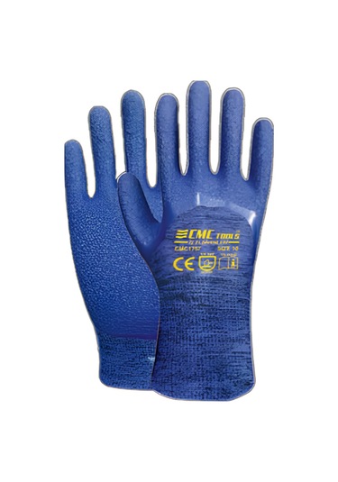 Cmc 3/4 Eldiven Mavi - Mavi Spor Latex 1757 12 Adet -7421