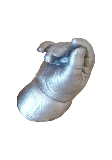 Küçük İzler 3 boyutlu Bebek El İzi Heykeli Seti