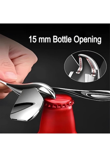 Joyhub Uçan Kuş Şişe Açacağı Metal Yaratıcı Bira Açacağı-altın Gold