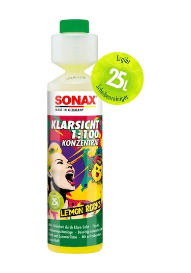 Sonax Konsantre Cam Suyu Limon 1:100 250 Ml