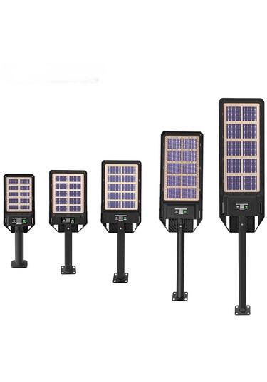 400w Çift Yüzey Şarjlı Güneş Enerjili Ultra İnce Led Sokak Lambası Su Geçirmez, Sensörlü, Kumandalı 400w