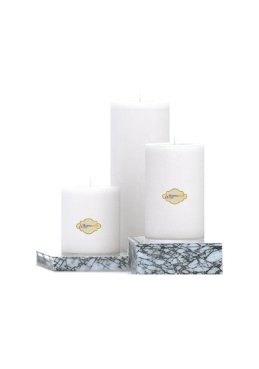 Small Set Mum Çap 7 Cm Beyaz Beyaz