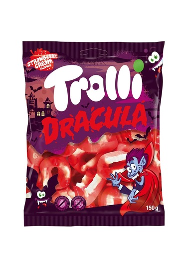 Trolli Dracula Strawberry Cream Flavour 150g