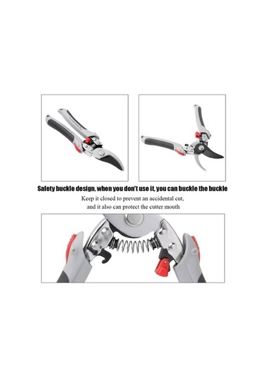 Pazly 2'si 1 Arada Saplı Çekilebilir Bahçe Makası - Manuel Budama Ve Ağaç Kesici