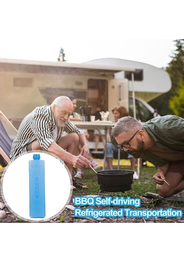 1/2/3 Adet Yeniden Kullanılabilir Klima Fanı Buz Kristali Kutusu Soğutmalı Nakliye Soğutma Kutusu 19x6x4cm-2pcs