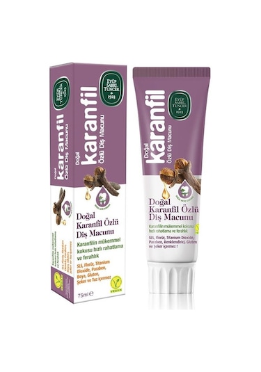 Eyüp Sabri Tuncer Doğal Karanfil Özlü Diş Macunu 3 x 75 ML