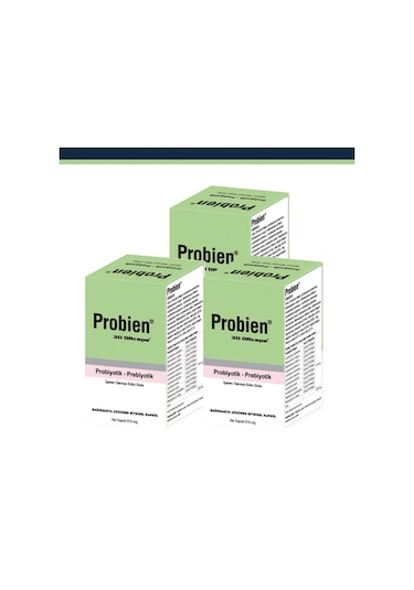 Probien Probiyotik - Prebiyotik İçeren Takviye Edici Gıda Kapsül 3X
