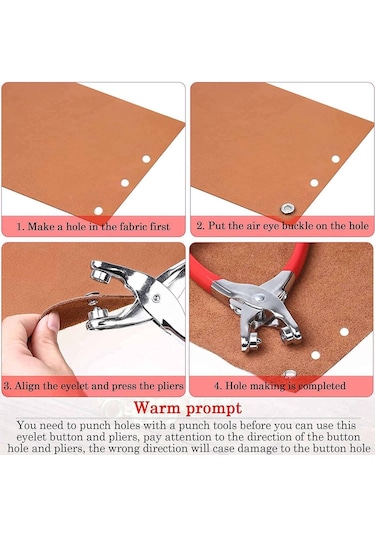 Ccgloball 401 Adet 1/4 Inç 6mm Grommet Kuşgözü Pense Seti, Grommet Alet Kiti İle 400 Metal Kuşgözü Altın Ve Gümüş, Kuşgözü Grometler