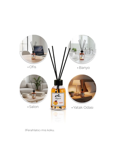 Ilgaz Reed Diffuser Oda Kokusu Bambu Çubuklu Tropikal Mango 110 ML