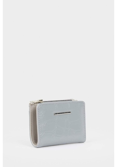 Defacto Kadın Suni Deri Cüzdan F6794axnsgr2 Gri