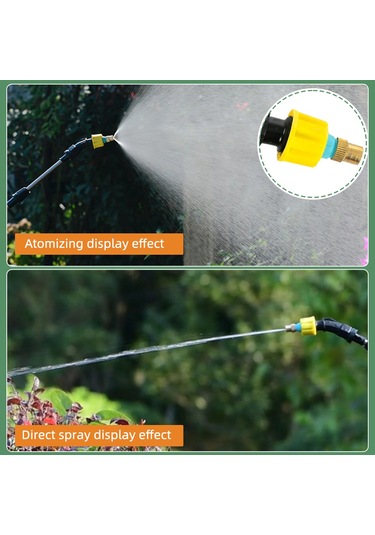 Wezone Pratik Ve Güçlü 23 İnç Paslanmaz Çelik Elektrikli Bahçe Hortumu - 9.8ft Uzunluk, 2400mah Pil, 3 Nozul Seçeneği İle Geniş Spreyleme