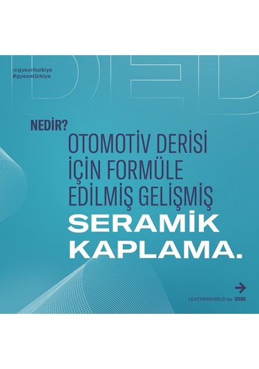 Gyeon Q² Leather Shield Evo Deri Aksamlar İçin Koruyucu Seramik K