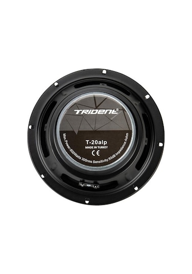 Trident T-20alp Mindrange 20 Cm 600w Siyah Oto Hoparlör