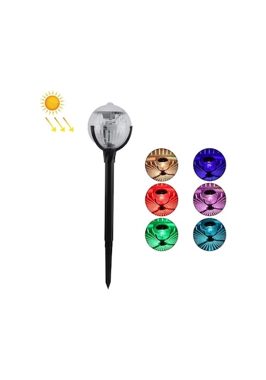 Cbtx Bahçe Aydınlatma Güneş Sihirli Top Çim Işığı Led Bahçe Işık Renkli Işık Kontrol Işığı
