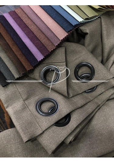 Fon Perde Keten Fonluk Aplim Desen 1. Kalite Tok Duruş